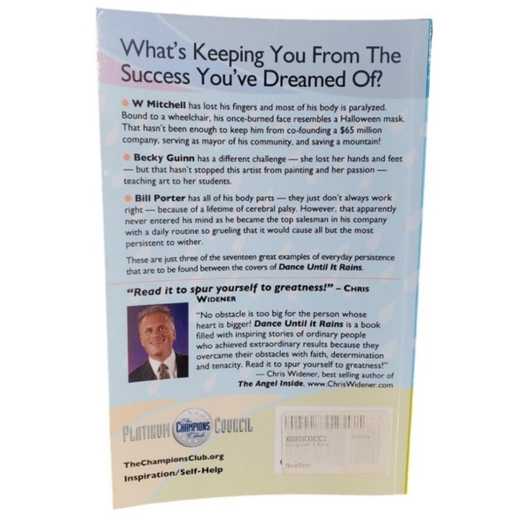 Dance Until it Rains: Inspiring Stories of Everyday Persistence Self-Help Book - Picture 3 of 10